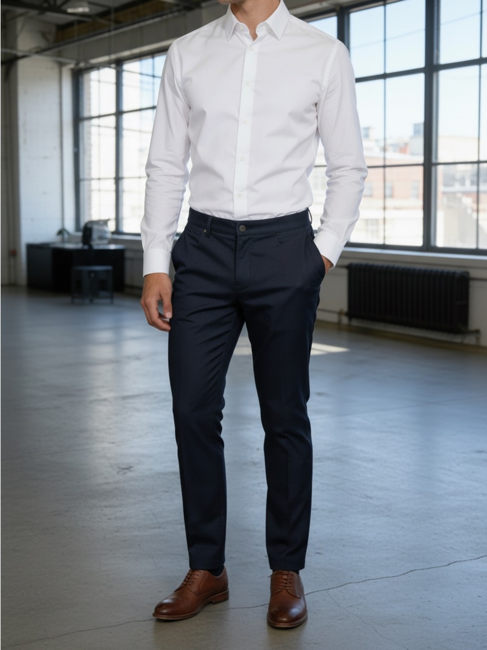 DKNY Men's Stanton Slim Fit Ultimate Stretch 5-Pocket Pants 36x32 NWT